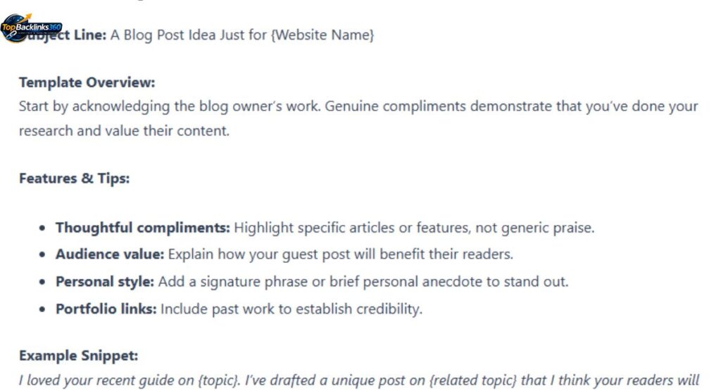 Top 4 Guest Post Outreach Email Templates